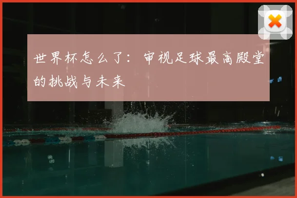 世界杯怎么了:审视足球最高殿堂的挑战与未来